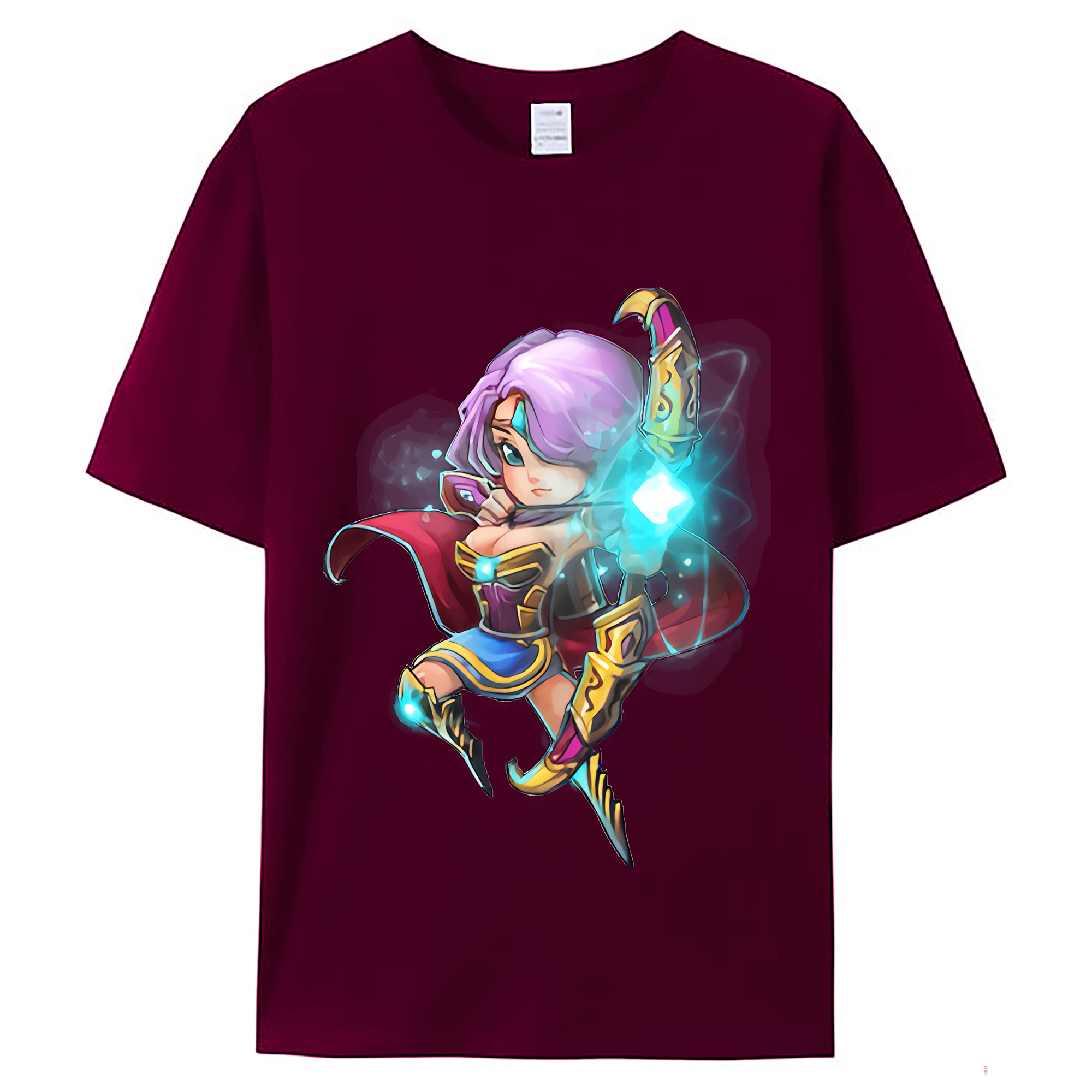 （画像用） リーグ・オブ・レジェンド League of Legends LOL レディースカジュアルプリントTシャツ（綿100％）